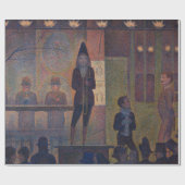Georges Seurat - Slideshow Circus Geschenkpapier (Flach)