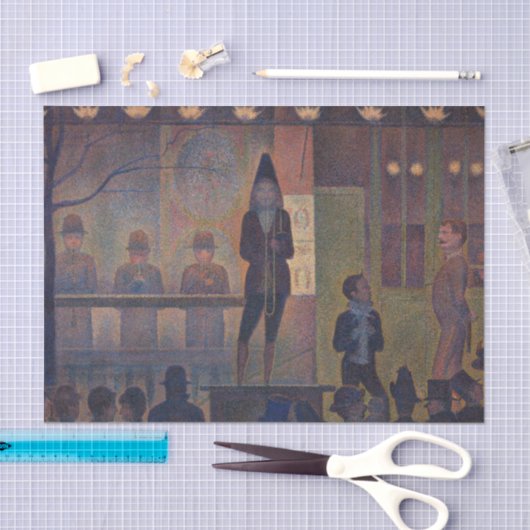 Georges Seurat - Slideshow Circus Seidenpapier (Handwerk)
