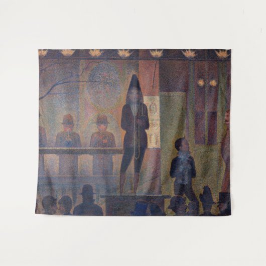 Georges Seurat - Slideshow Circus Wandteppich (Vorderseite (Horizontal))