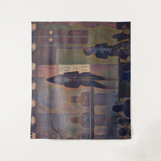 Georges Seurat - Slideshow Circus Wandteppich (Vorderseite)