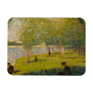 Georges Seurat - Studie für einen Sonntag auf dem Magnet
