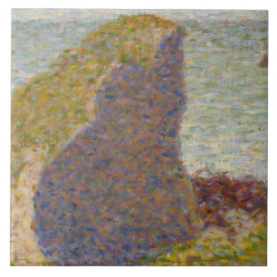 Georges Seurat - Studie für Le Bec du Hoc Fliese