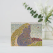 Georges Seurat - Studie für Le Bec du Hoc Postkarte (Stehend Vorderseite)