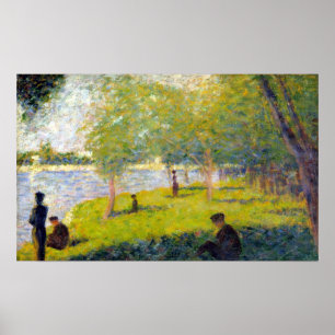 Georges Seurat Study for A Sunday La Grande Jatte Poster