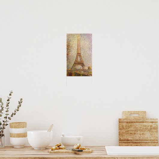 Georges Seurat-The Eiffel Tower Poster (Küche)