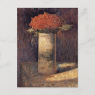 Georges Seurat - Vase der Blume Postkarte
