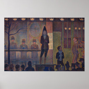 Georges Seurat - Zirkus-Diashow Poster