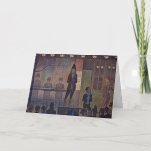 Georges Seurat - Zirkusplakat Karte