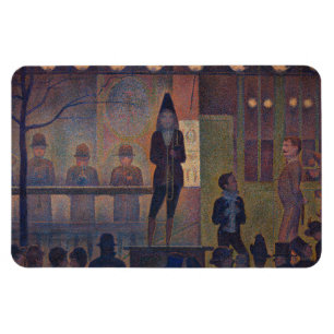 Georges Seurat - Zirkusplakat Magnet