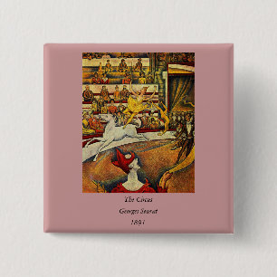 Georges Seurats Der Zirkus (1891) Button