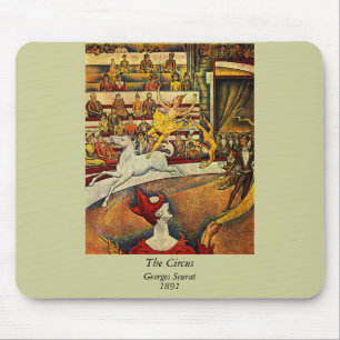 Georges Seurats Der Zirkus (1891) Mousepad