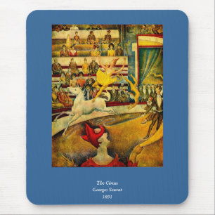 Georges Seurats Der Zirkus (1891) Mousepad
