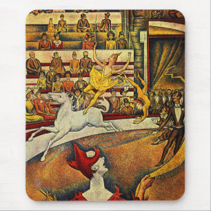 Georges Seurats Der Zirkus (1891) Mousepad