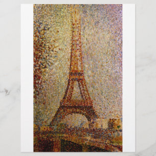 Georges Seurats Gemälde: Der Eiffelturm (1889) Flyer
