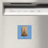 Georges Seurats Gemälde: Der Eiffelturm (1889) Magnet (In Situ (Geschirrspüler))