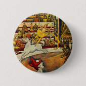 Georges Seurat's The Circus (1891) Button (Vorderseite)
