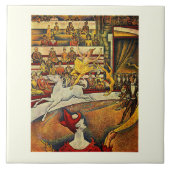 Georges Seurat's The Circus (1891) Fliese (Vorderseite)