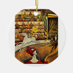 Georges Seurat's The Circus (1891) Keramik Ornament