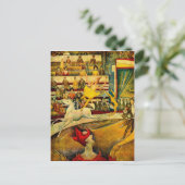 Georges Seurat's The Circus (1891) Postkarte (Stehend Vorderseite)