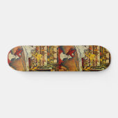 Georges Seurat's The Circus (1891) Skateboard (Horizontal)