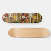 Georges Seurat's The Circus (1891) Skateboard (Horizontal)