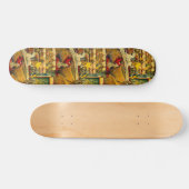 Georges Seurat's The Circus (1891) Skateboard (Horizontal)
