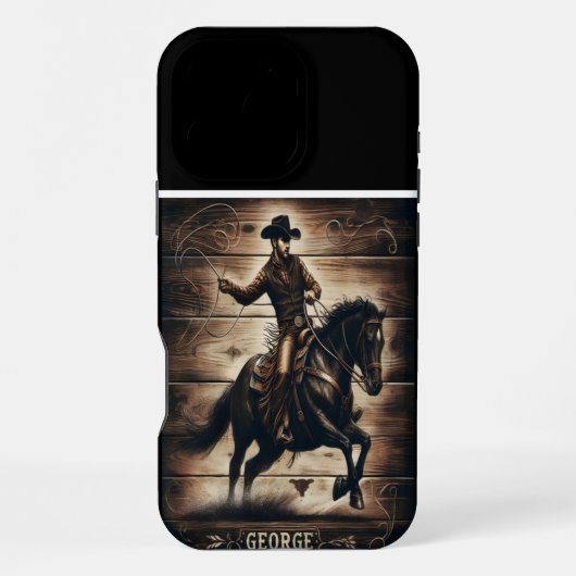 George's Western Ride iPhone Hülle (Rückseite)