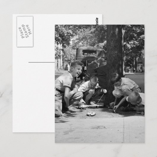 Georgetown Boys, 30er Postkarte (Vorne/Hinten)