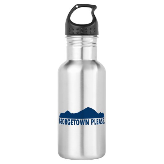 Georgetown Colorado Bitte Edelstahlflasche (Vorderseite)