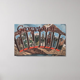 Georgetown, Colorado - Große Briefszenen Leinwanddruck