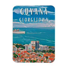 Georgetown, die bunte Hauptstadt von Guyana Magnet
