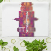 Georgetown Guyana Geschirrtuch (Gefaltet)