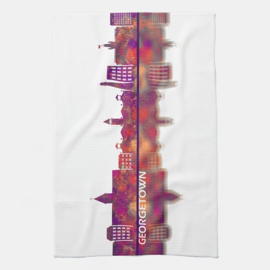 Georgetown Guyana Geschirrtuch (Vertikal)