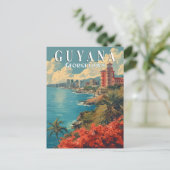 Georgetown, Guyana Postkarte (Stehend Vorderseite)