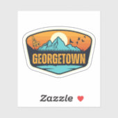 Georgetown, Idaho Aufkleber (Blatt)