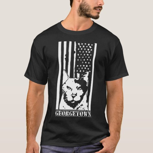 Georgetown-Katze T-Shirt (Vorderseite)