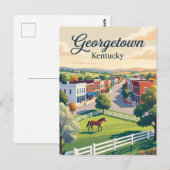 Georgetown, Kentucky Postkarte (Vorne/Hinten)