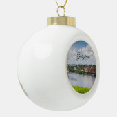 Georgetown Keramik Kugel-Ornament (Links)