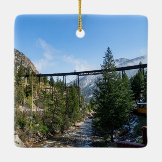 Georgetown Loop Railroad Keramikornament (Rückseite)