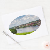 Georgetown Ovaler Aufkleber (Umschlag)