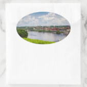 Georgetown Ovaler Aufkleber (Tasche)