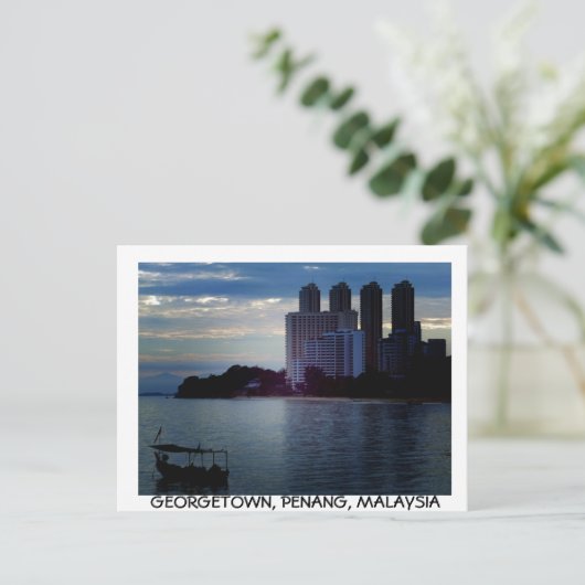 Georgetown, Penang Postcard Postkarte (Stehend Vorderseite)