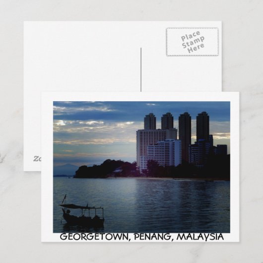 Georgetown, Penang Postcard Postkarte (Vorne/Hinten)