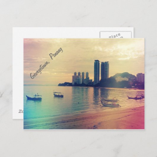 Georgetown, Penang Postcard Postkarte (Vorne/Hinten)