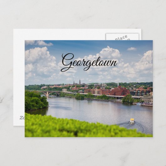 Georgetown Postkarte (Vorne/Hinten)