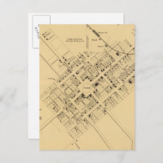 Georgetown Postkarte (Vorne/Hinten)