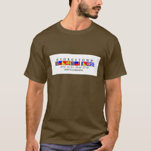 Georgetown Sc-Marinesignal-Flaggen-T-Shirt T-Shirt