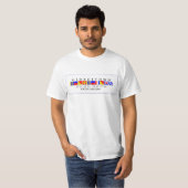 Georgetown Sc-Marinesignal-Flaggen-T-Shirt T-Shirt (Vorne ganz)
