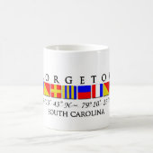Georgetown Sc-Marinesignal-Flaggen-Tasse Kaffeetasse (Mittel)