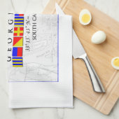 Georgetown Sc-Marinesignal-Flaggen-Tuch Handtuch (Viertel Falte)